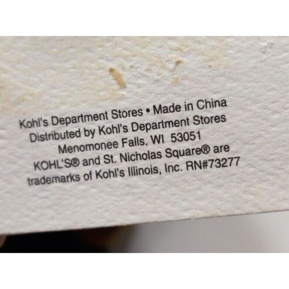 St Nicholas Square Father Christmas Figurine 19 Inches Tall Basket Walking Stick - Picture 4 of 7